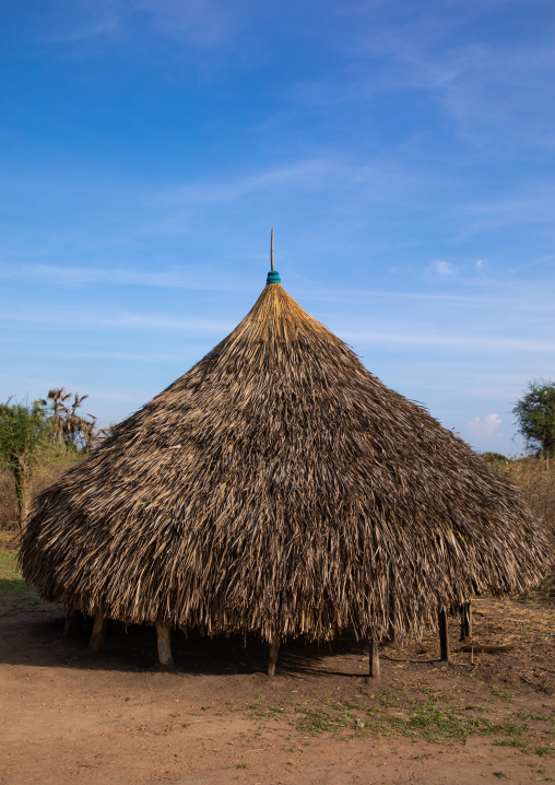 Traditional Mundari tribe village, Central Equatoria, Terekeka, South Sudan