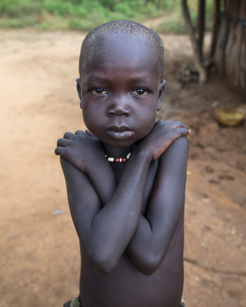 Portrait of a Larim tribe boy, Boya Mountains, Imatong, South Sudan