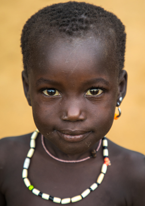 Portrait of a Larim tribe girl, Boya Mountains, Imatong, South Sudan