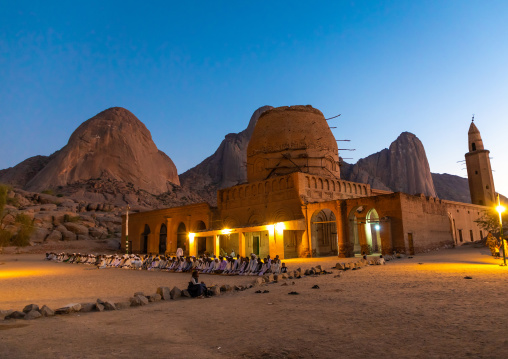 Khatmiyah mosque and the tomb of Hassan al Mirghani at the base of the Taka mountains, Kassala State, Kassala, Sudan