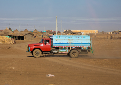 Water tanker truck, Kassala State, Kassala, Sudan