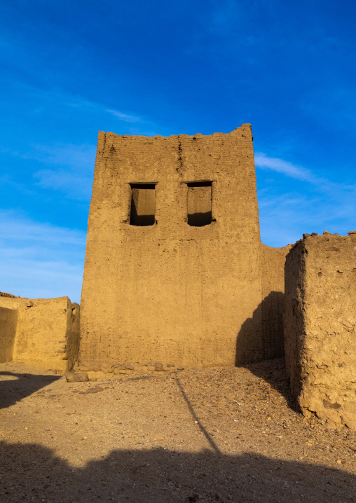 Abandonned mudbrick house, Northern State, Al-Khandaq, Sudan
