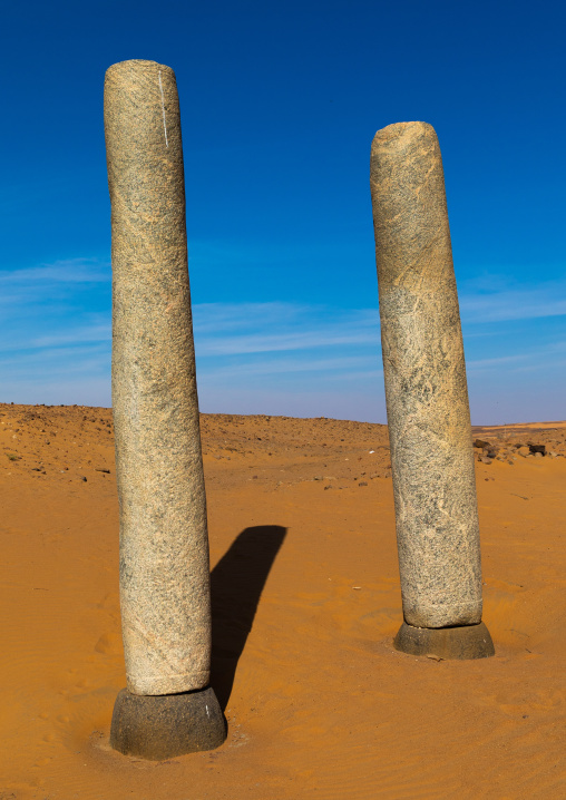 Ruins of the church of the granite columns, Nubia, Old Dongola, Sudan