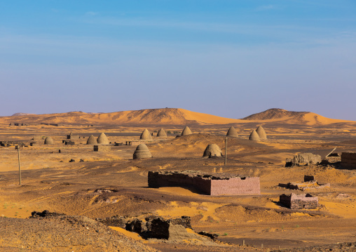 Beehive tombs, Nubia, Old Dongola, Sudan