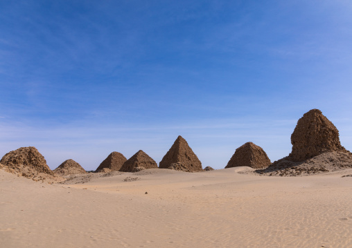 Royal pyramids of nubian kings, Northern State, Nuri, Sudan