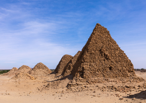 Royal pyramids of nubian kings, Northern State, Nuri, Sudan