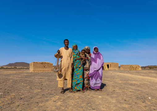 Bedouin arab family, Northern State, Bayuda desert, Sudan