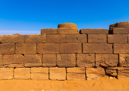 Amun temple wall, Nubia, Naqa, Sudan