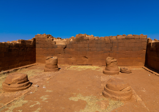 Central terrace in the great enclosure in Musawwarat es-sufra meroitic temple complex, Nubia, Musawwarat es-Sufra, Sudan
