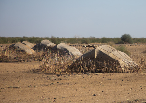 Traditional Beja tribe village, Kassala State, Kassala, Sudan