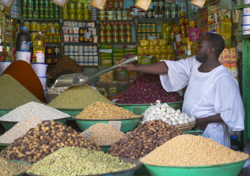 Sudan, Khartoum State, Omdurman, the spice market