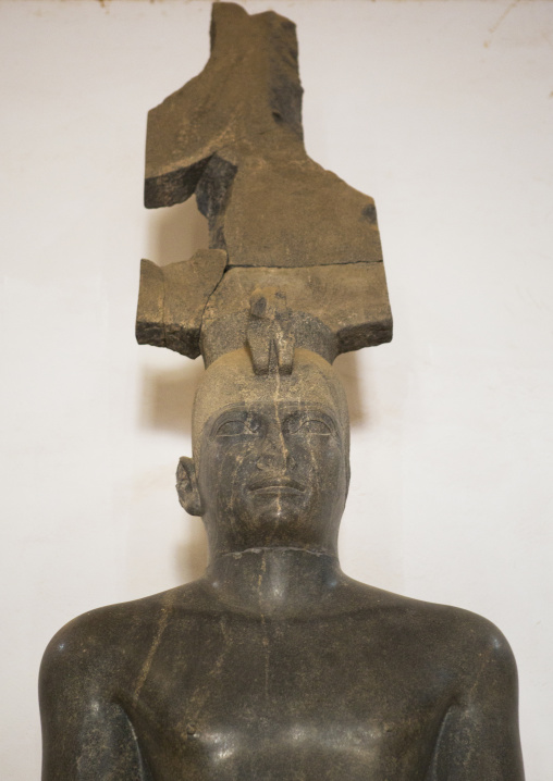 Sudan, Khartoum State, Khartoum, king tharga, nubian pharaoh of the 25th dynasty in the national museum