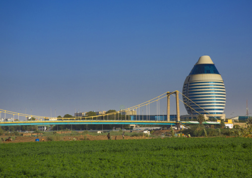 Sudan, Khartoum State, Khartoum, corinthia hotel on river nile