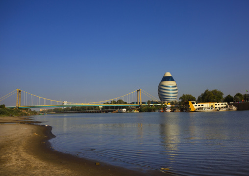 Sudan, Khartoum State, Khartoum, corinthia hotel on river nile