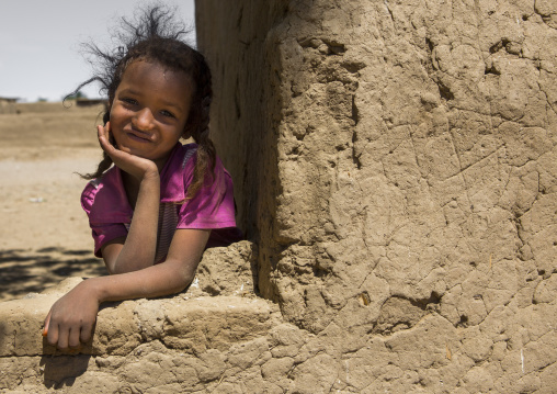 Sudan, Northern Province, Gunfal, sudanse girl