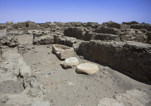 Sudan, Nubia, Sai island, old temple ruins