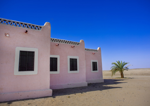 Sudan, Northern Province, Delgo, traditional nubian house
