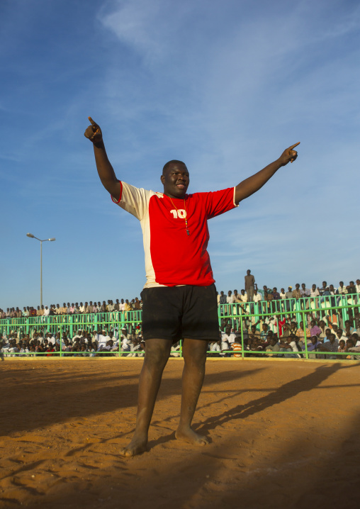 Sudan, Khartoum State, Khartoum, nuba wrestler