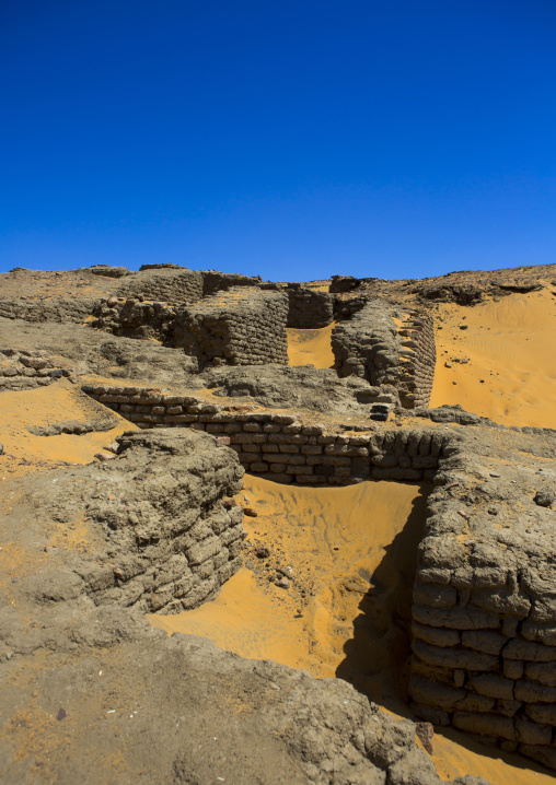 Sudan, Nubia, Old Dongola, the ruins of the medieval city of old dongola