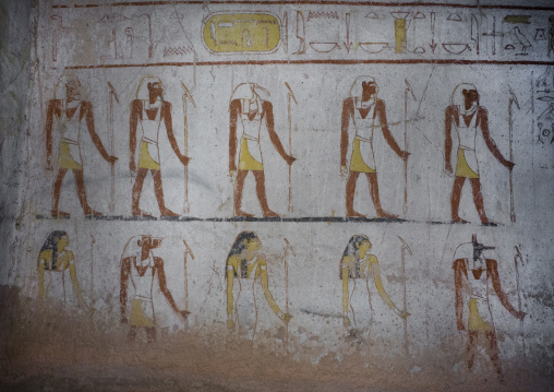 Sudan, Fourth Cataract, El Kurru, burial chamber of the tomb of tanutamani