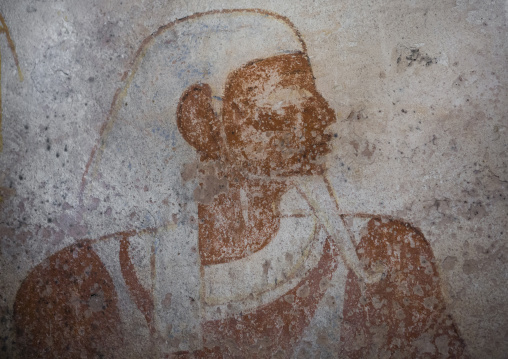 Sudan, Fourth Cataract, El Kurru, amseti in the burial chamber of the tomb of tanutamani