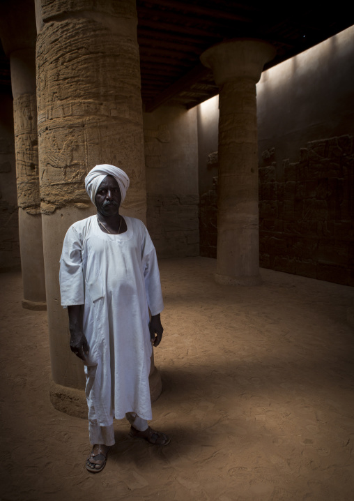 Sudan, Nubia, Naga, interior of the lion temple in musawwarat es-sufra
