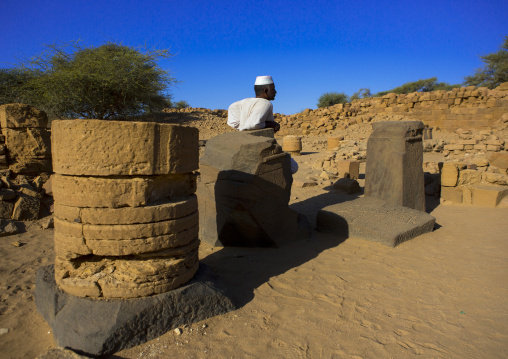 Sudan, Kush, Meroe, amun temple in the royal city of meroe