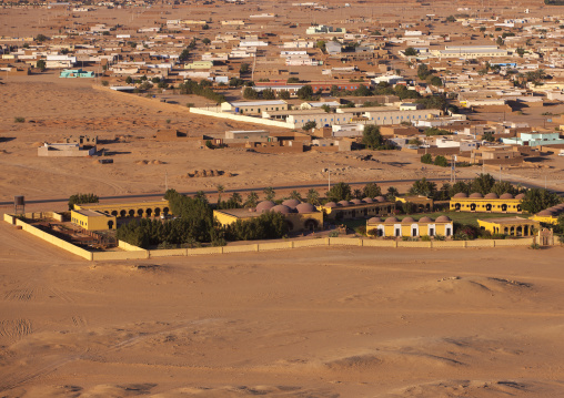 Sudan, Northern Province, Karima, hotel view