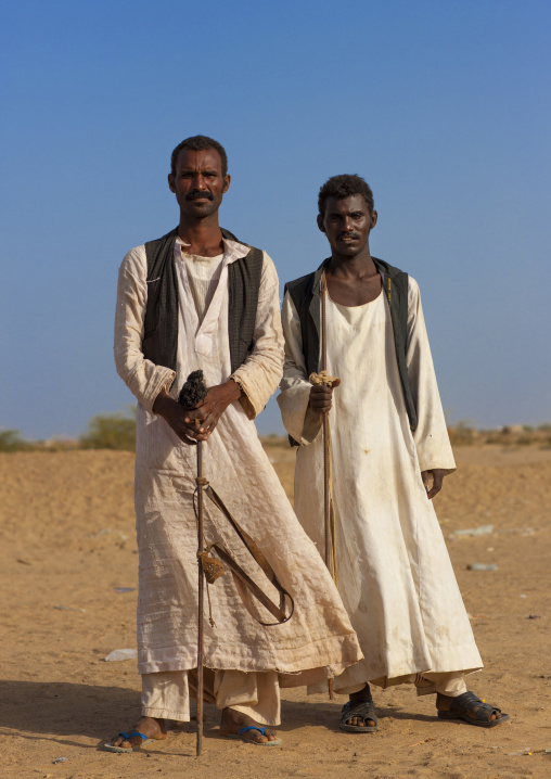 Sudan, Red Sea State, Port Sudan, beja men