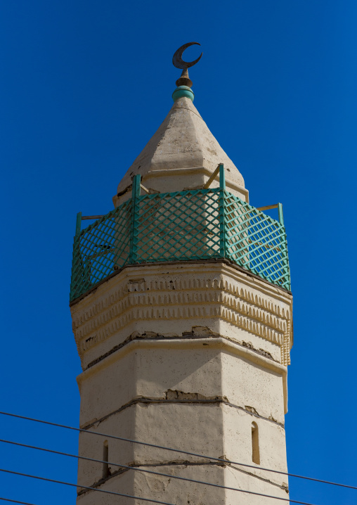 Sudan, Port Sudan, Suakin, mosque on mainland el-geyf
