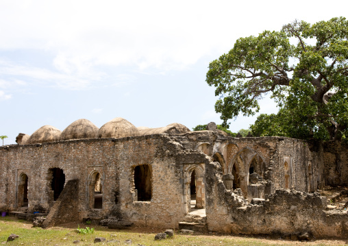 Old msikiti mosque in kilwa kisiwani, Tanzania