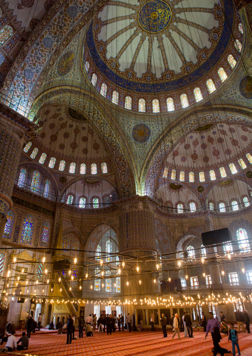 The Blue mosque sultan Ahmet Camii, Sultanahmet, istanbul, Turkey