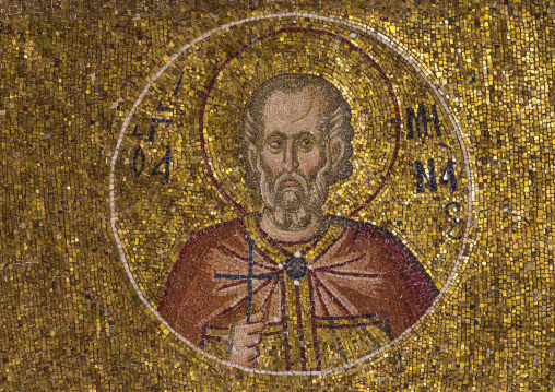Mosaics and paintings in the byzantine church of st. Savior in Chora, Edirnekapı, istanbul, Turkey