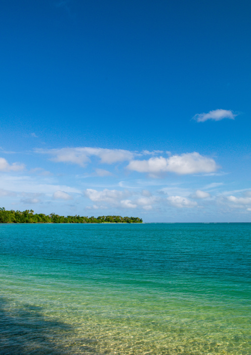Turquoise water on a beach, Shefa Province, Efate island, Vanuatu
