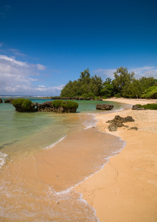 Big rocks on Eton beach, Shefa Province, Efate island, Vanuatu