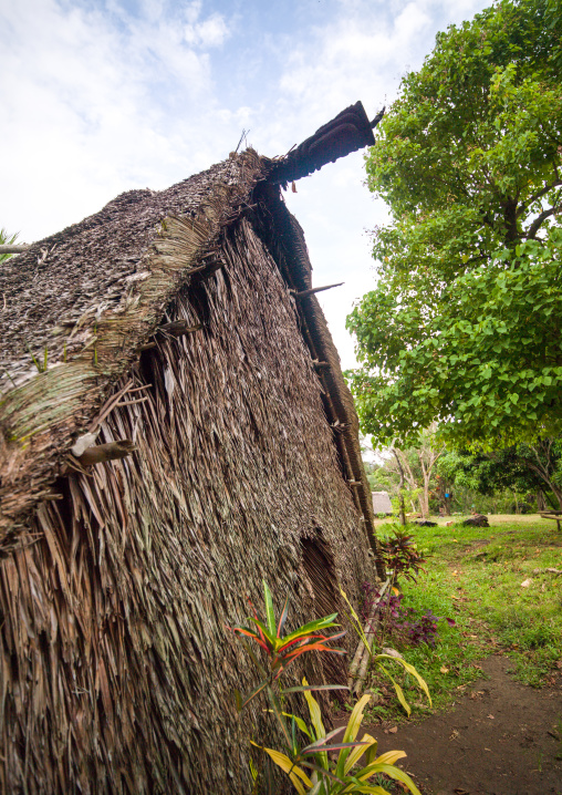 A traditional meeting place called a nakamal where takes place the kava ceremony, Malampa Province, Malekula Island, Vanuatu