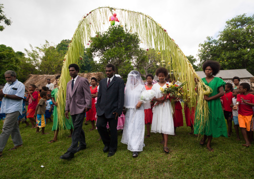 Traditional wedding in the tribe, Malampa Province, Ambrym island, Vanuatu