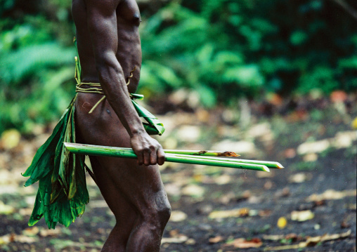Tribesman during a ceremony in the jungle, Malampa province, Malekula island, Vanuatu