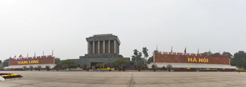 Ho chi minh mausoleum in ba dinh square, Hanoi, Vietnam