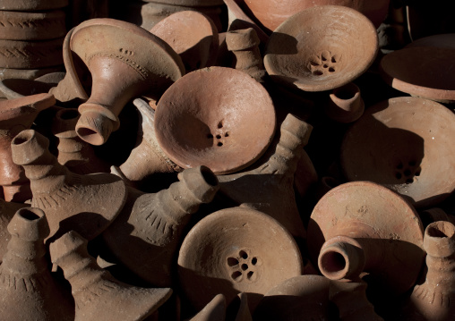 Pieces Of Pottery In Sanaa Souq, Yemen