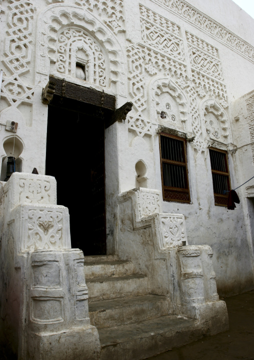 Sculpted Front Of A Mosque, Zabid, Yemen