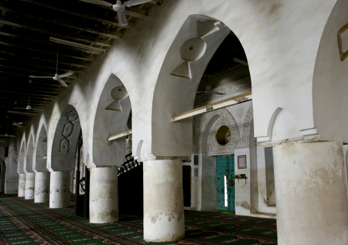 Sculpted Arcades In A Mosque, Zabid, Yemen