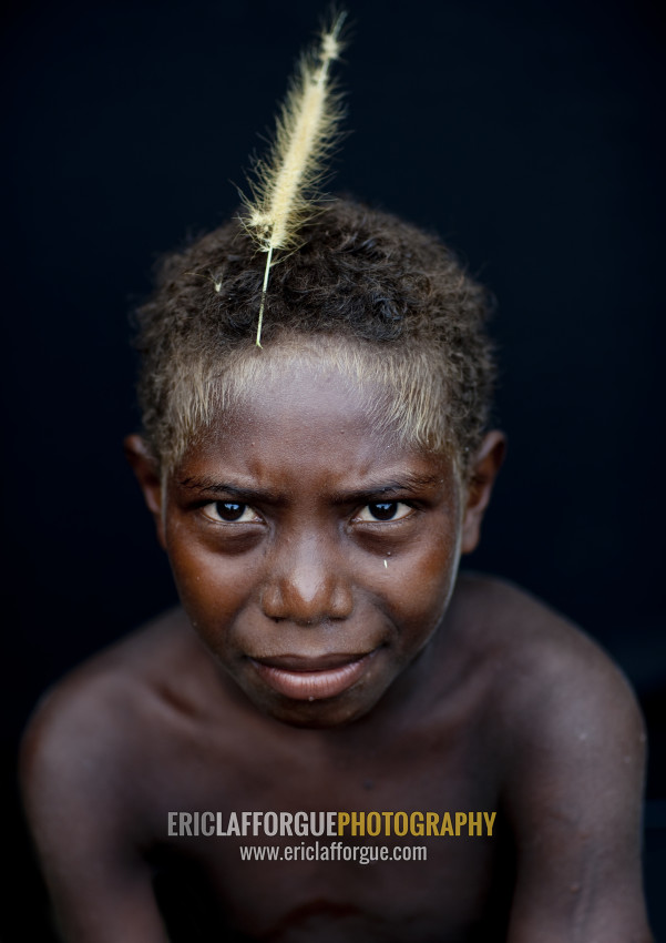 ERIC LAFFORGUE PHOTOGRAPHY - Portrait Of A Boy With A Feather In The ...