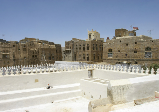Al-Amiriya mosque roof, Al Bayda Governorate, Rada, Yemen