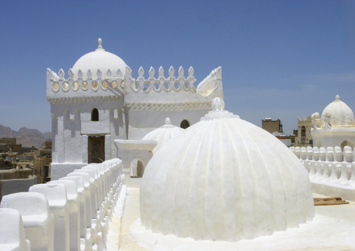Al-Amiriya mosque domes, Al Bayda Governorate, Rada, Yemen