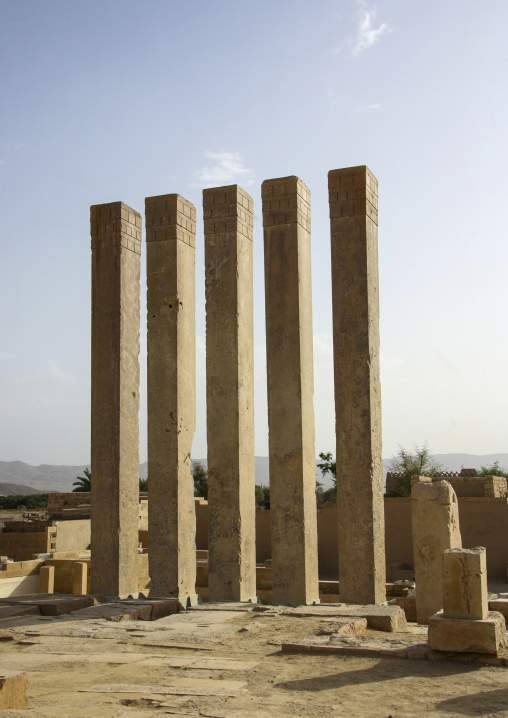 The Barran temple aka temple of the moon, Marib Governorate, Marib, Yemen
