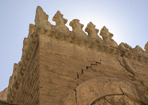 Traditional mudbrick house, Al Bayda Governorate, Rada, Yemen