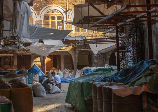 Spices market, Amanat Al-Asemah, Sanaa, Yemen