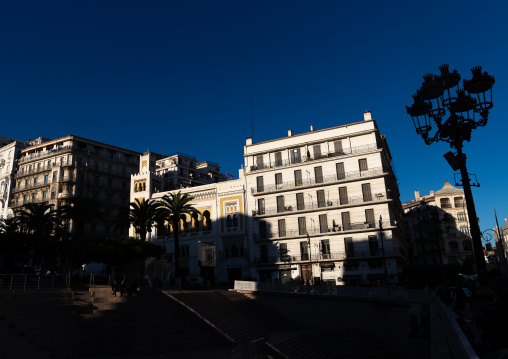 Old french colonial buildings, North Africa, Algiers, Algeria