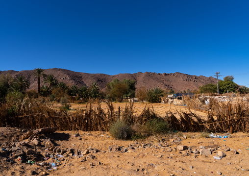 Garbages in a farm, North Africa, Djanet, Algeria